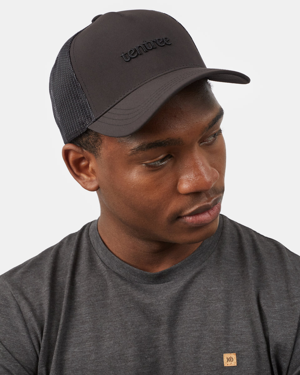Black-Adjustable-Mesh-Baseball-Cap