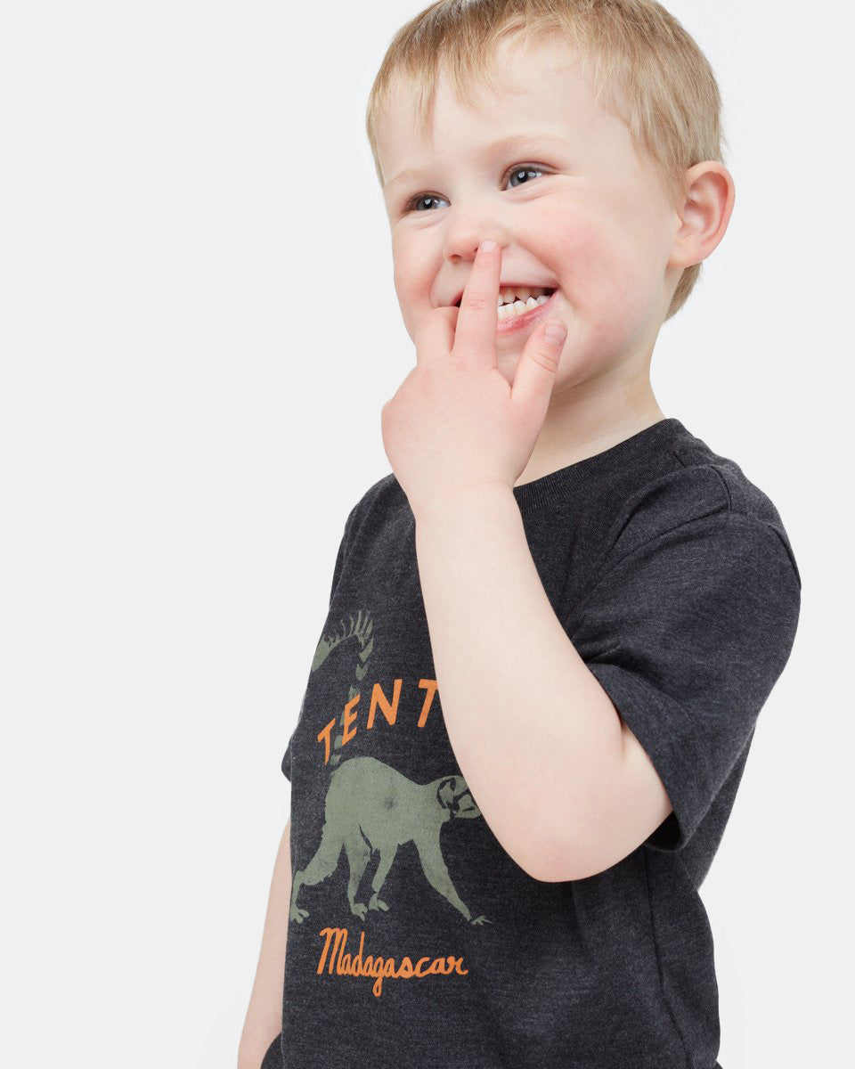 Green Kids Recycled Polyester Graphic Tee