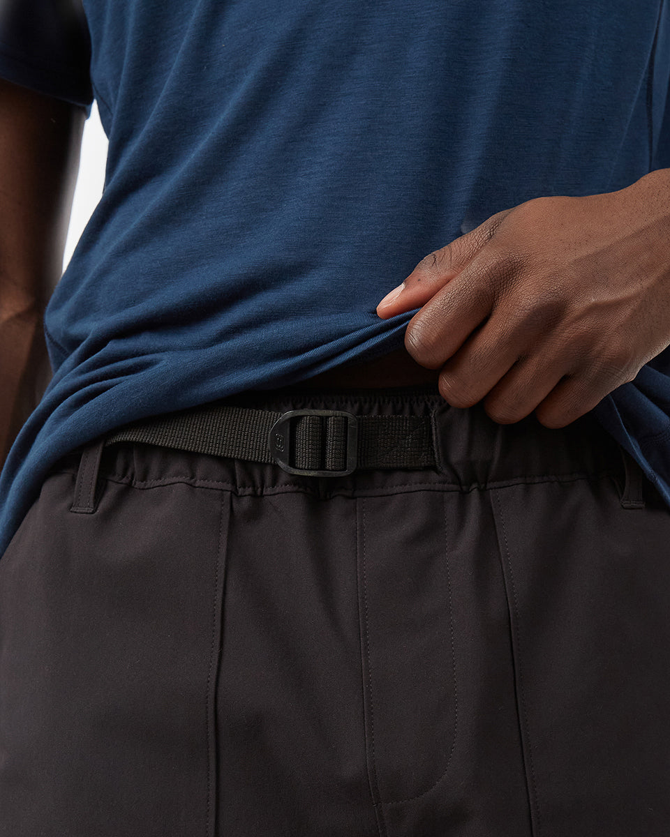 Black Men's Sports Shorts