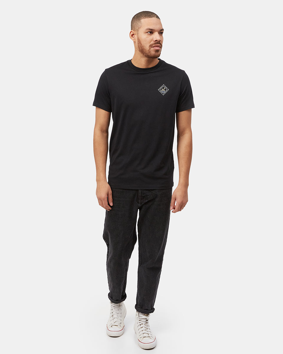 Black Crew Neck Short Sleeve T-Shirt