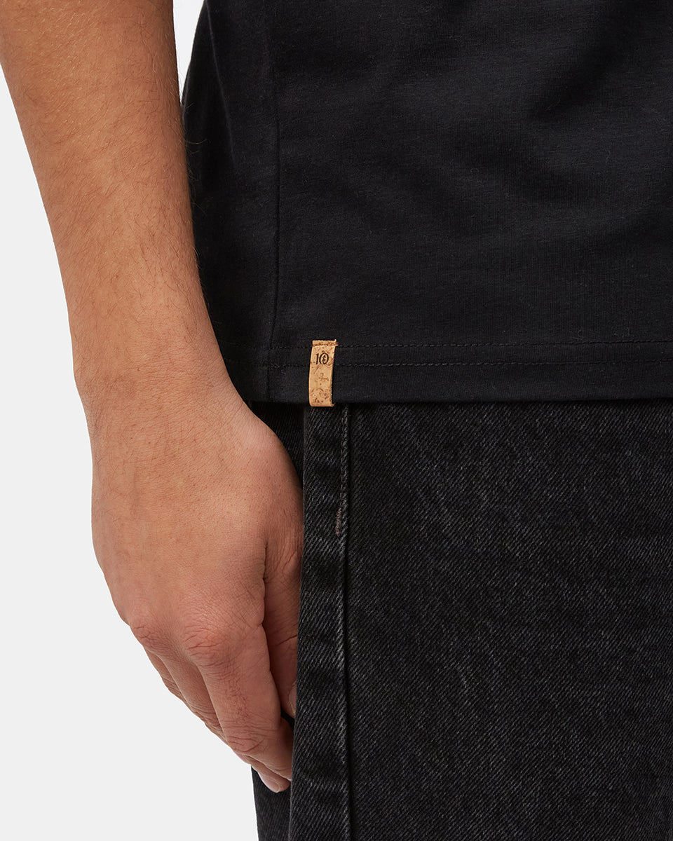 Black Crew Neck Short Sleeve T-Shirt