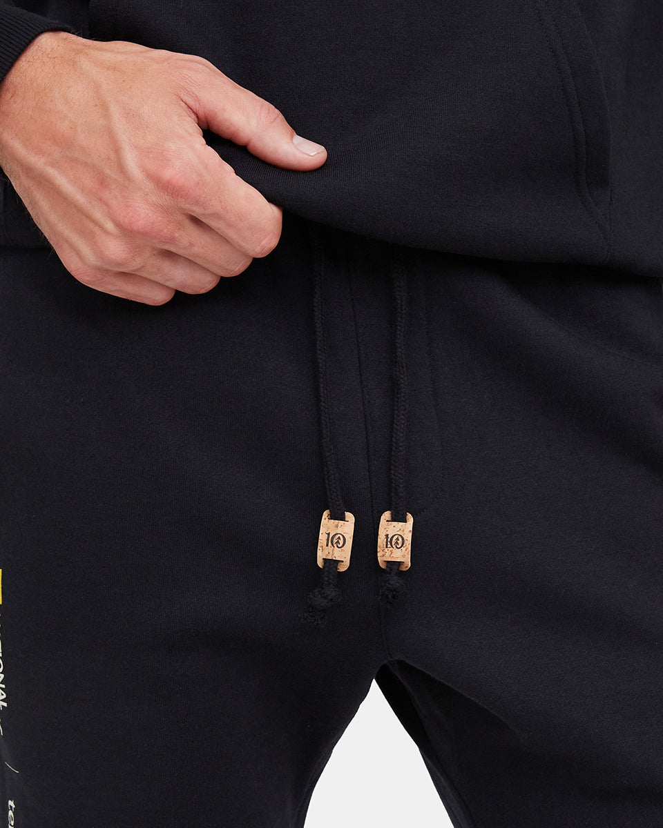 Black Men's National Geographic Sweatpants