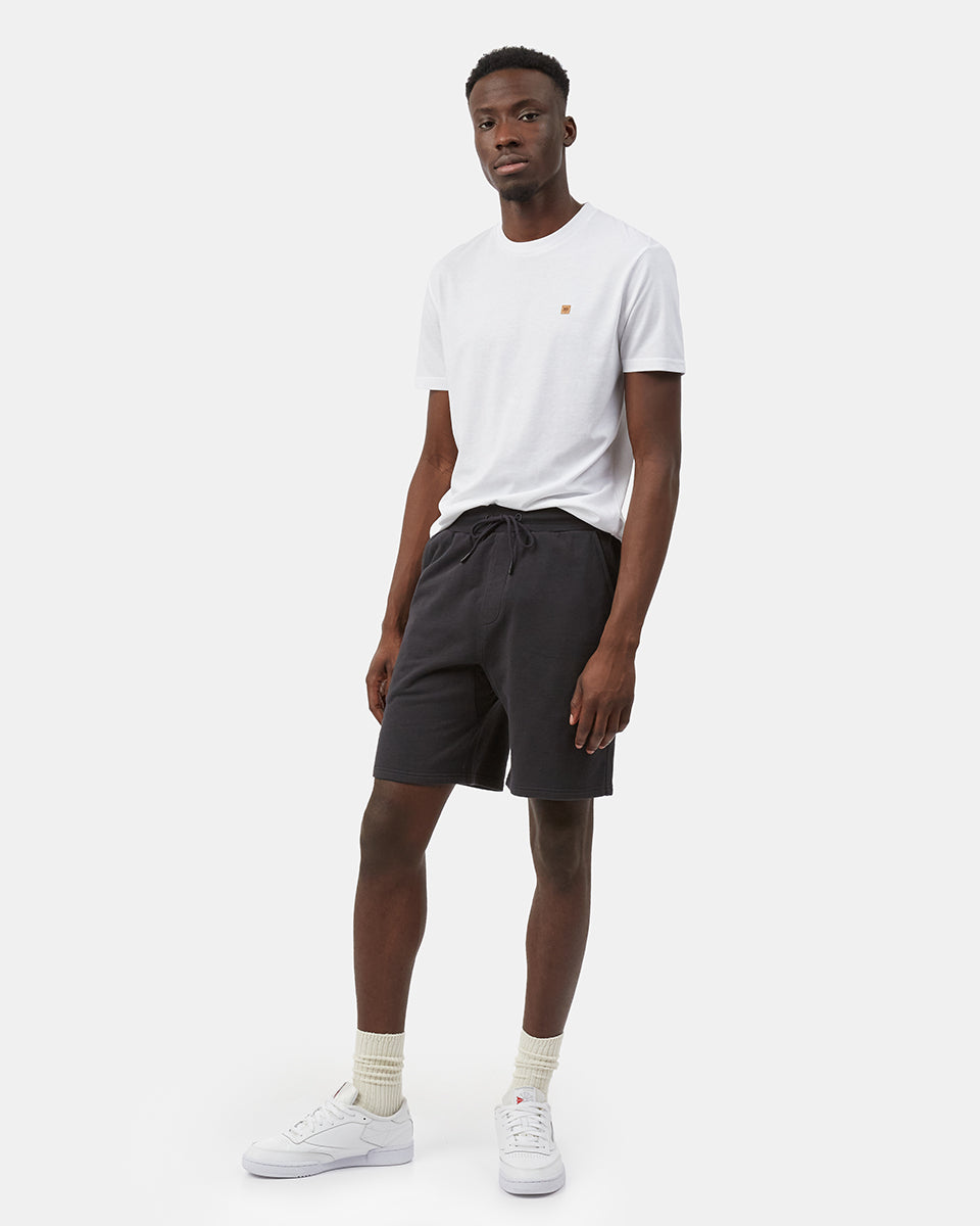 Black Men's Organic Cotton French Terry Sweatshorts
