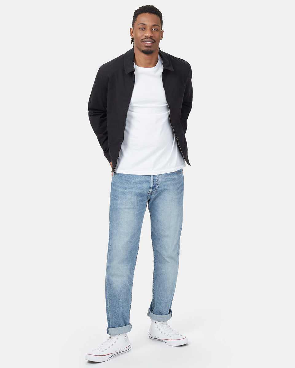 Black Men's Organic Cotton Jacket
