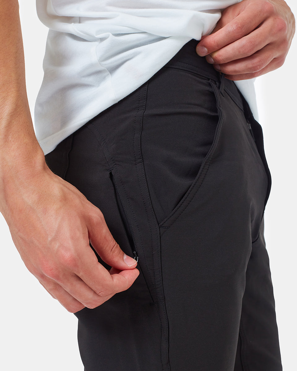 Black Men's Repreve Polyester Joggers