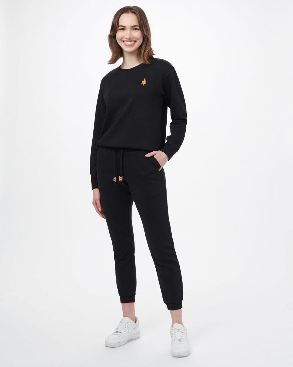 Black Women's Eco-Friendly Sweatpants