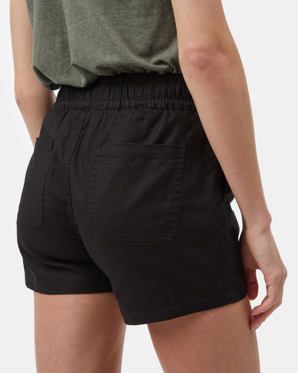 Black Women's Hemp Shorts