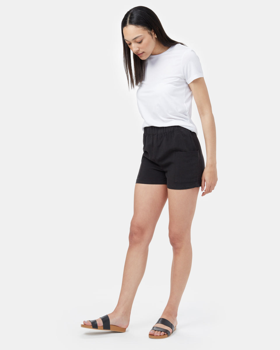 Black Women's Lightweight Summer Shorts