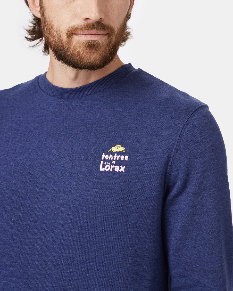 Blue Men's Graphic Crew