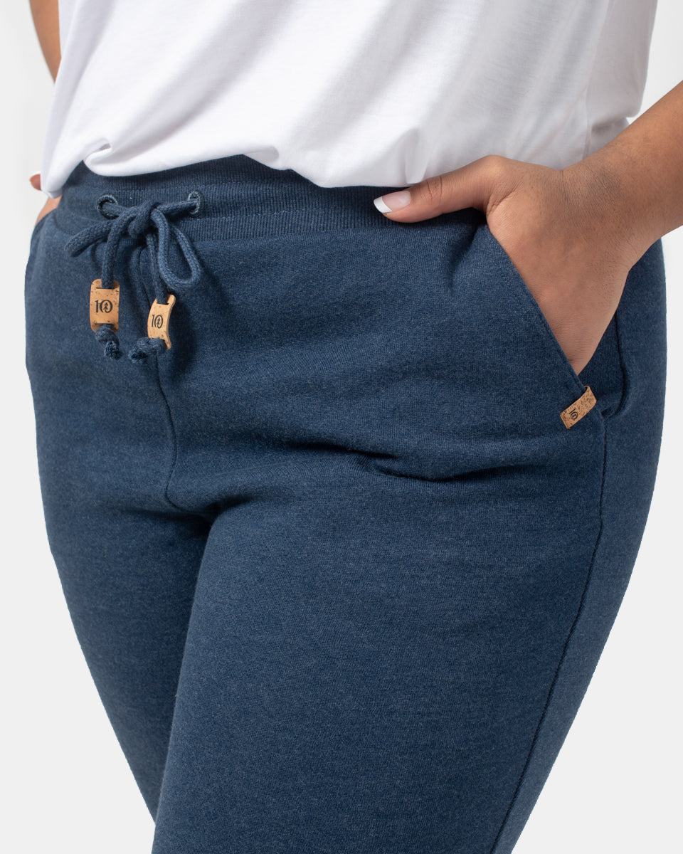 Blue Women's Organic Cotton Sweatpants