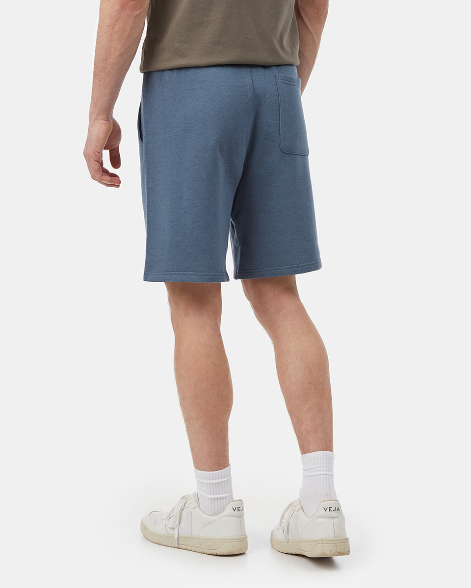 Blue Men's Organic Cotton Fleece Sweatshorts