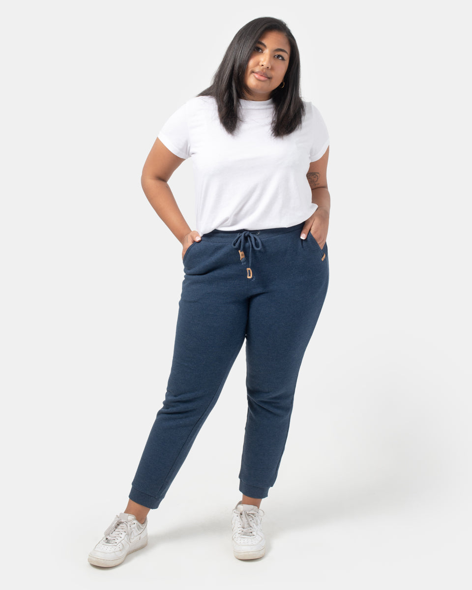 Blue Women's Organic Cotton Sweatpants