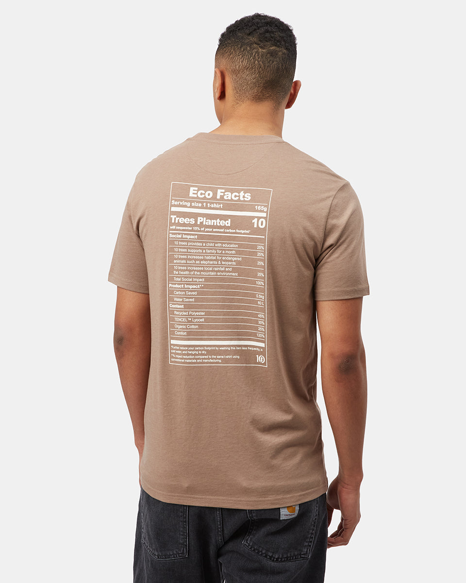 Brown Men's Graphic Short Sleeve Tee