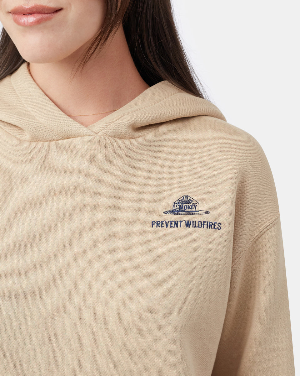 Brown Women's Eco-Friendly Pullover Hoodie