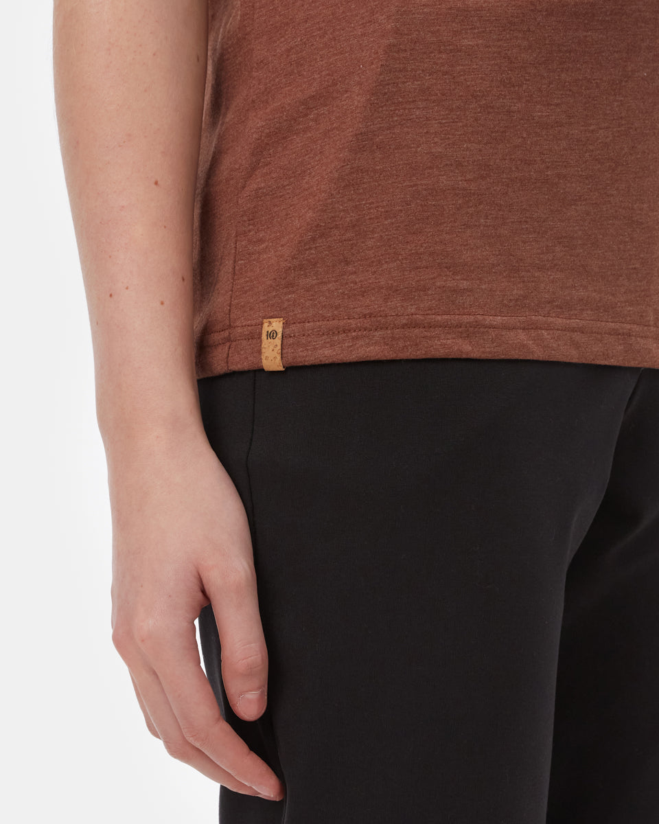 Womens Basic T-Shirt_Brown