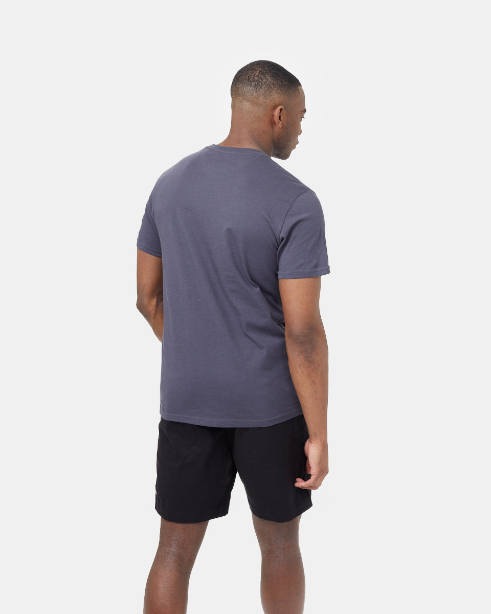 Gray Men's Organic Cotton Graphic Tee