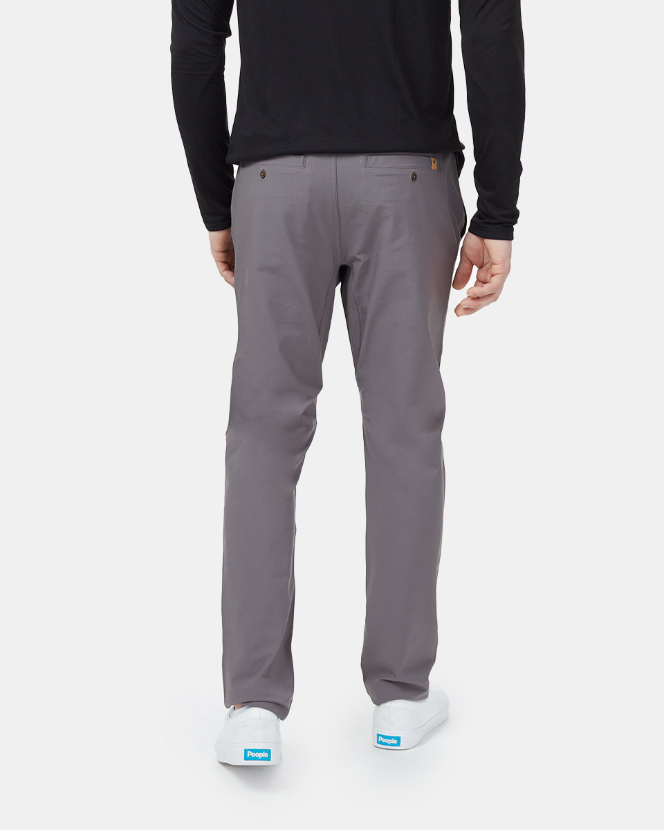 Gray Men's Recycled Polyester Joggers