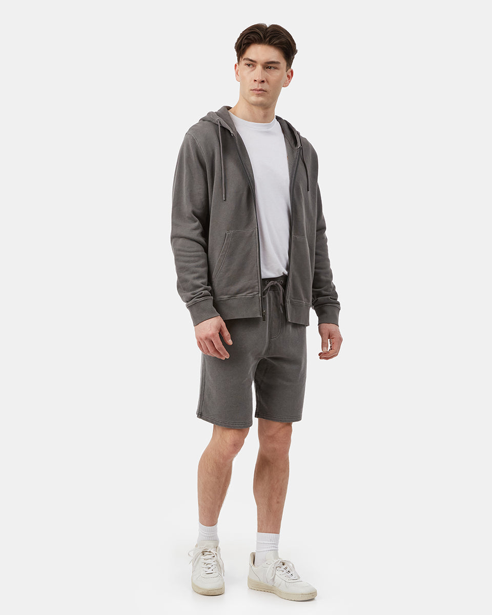 Gray Men's Organic Cotton French Terry Sweatshorts