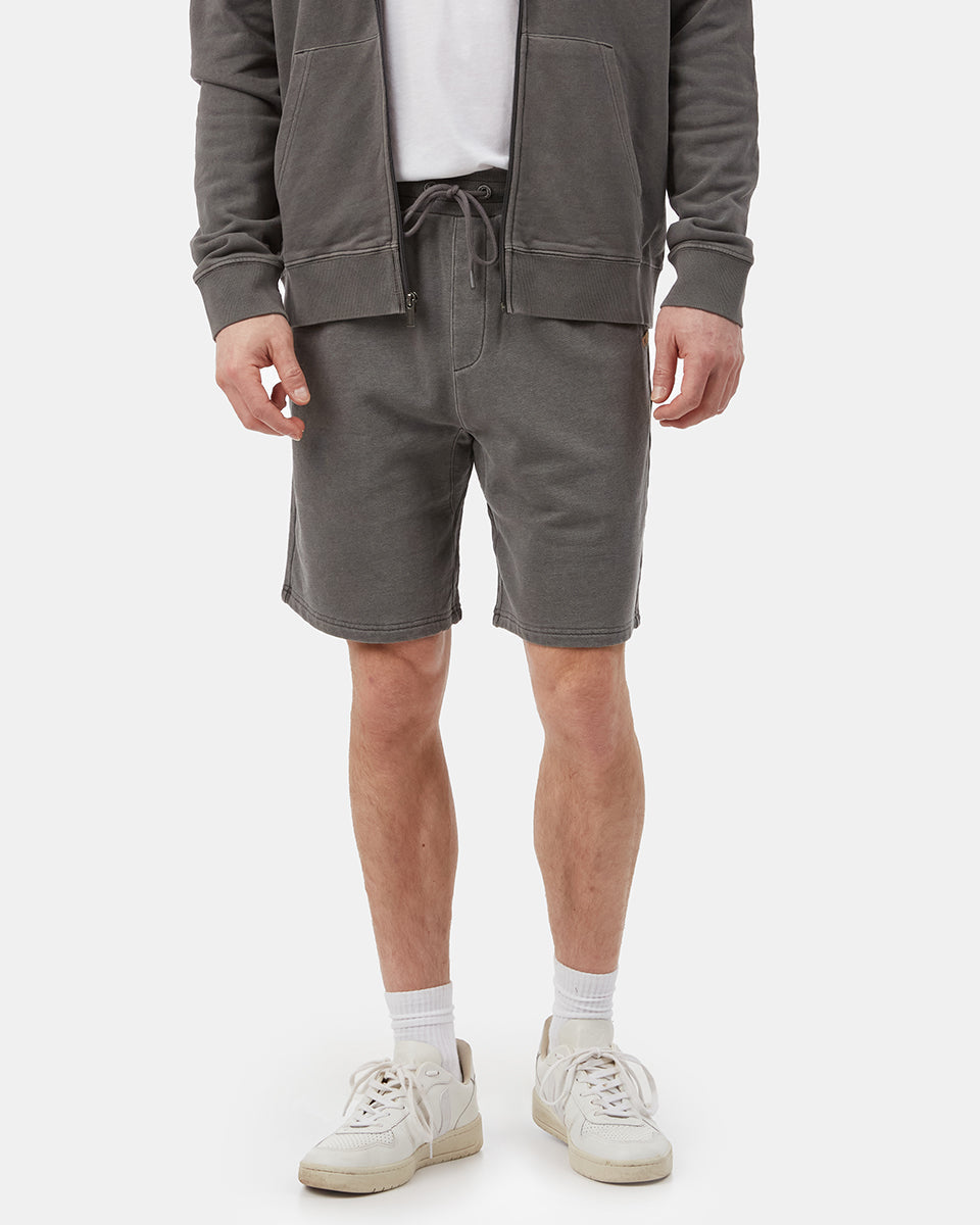 Gray Men's Organic Cotton French Terry Sweatshorts