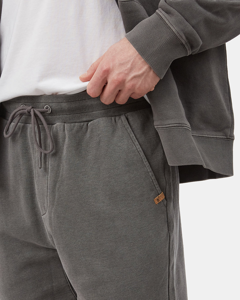 Gray Men's Organic Cotton French Terry Sweatshorts