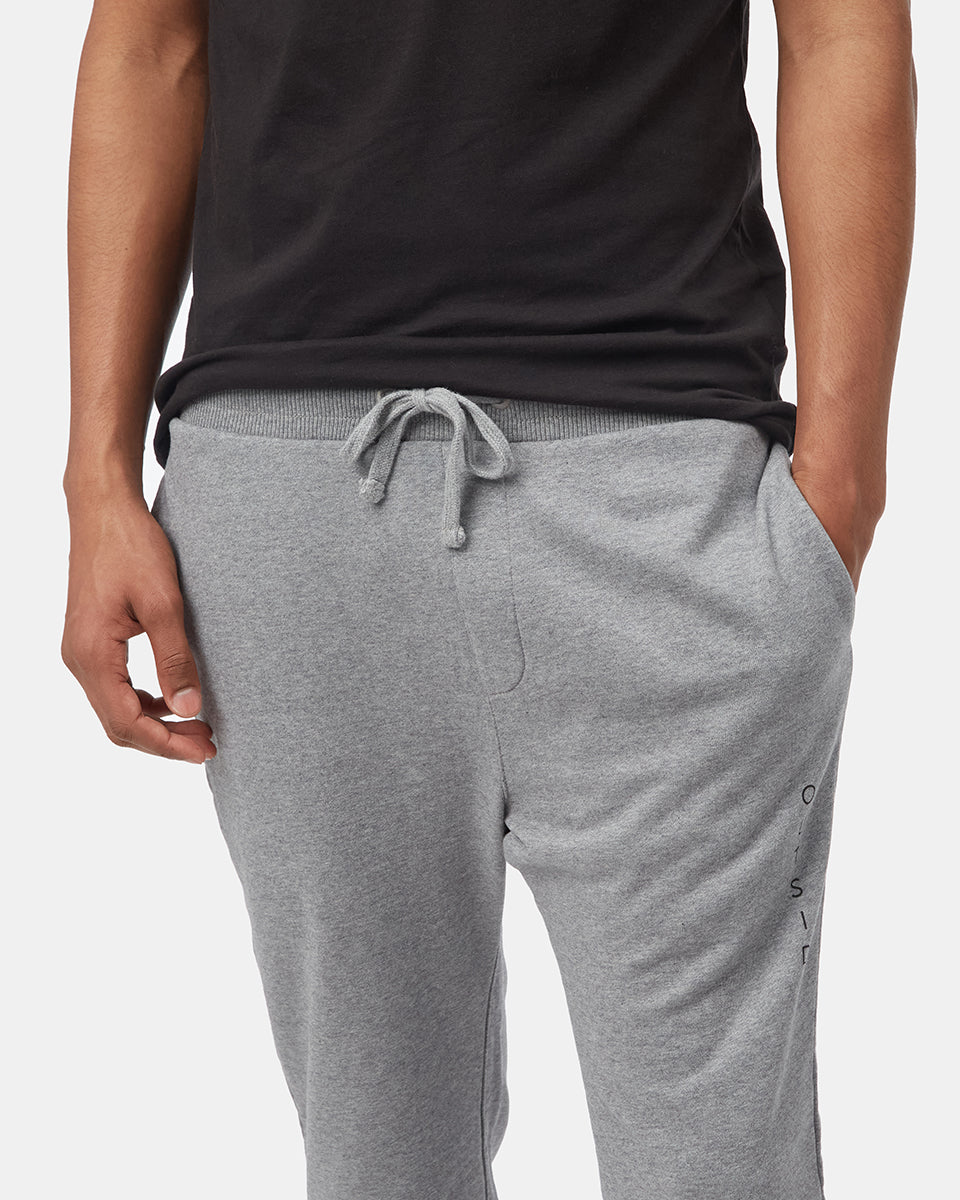 Gray Men's Organic Cotton Joggers