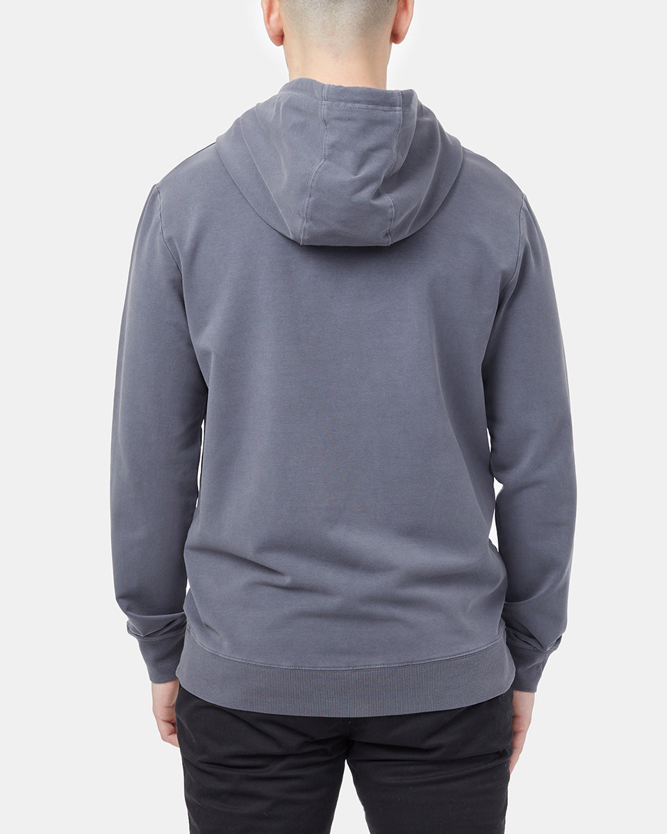 Gray Men's Organic Cotton Pullover Hoodie