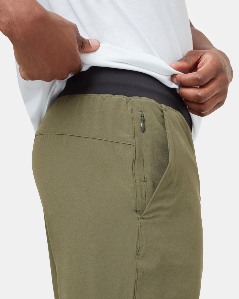 Green Men's Repreve Polyester Sport Shorts