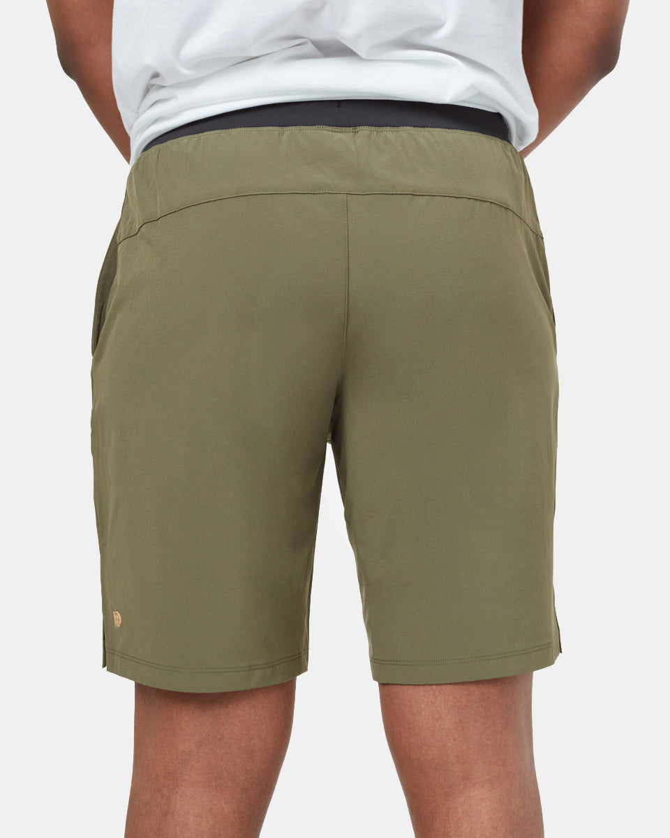 Green Men's Repreve Polyester Sport Shorts