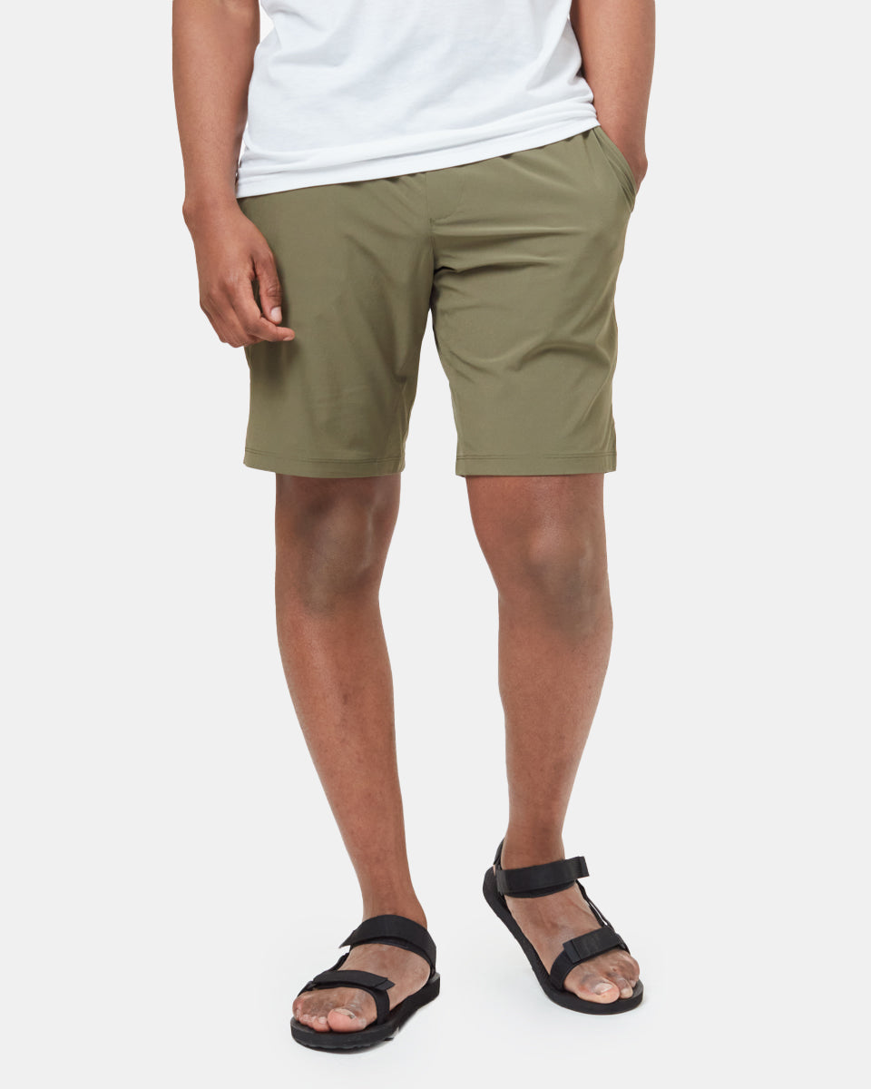Green Men's Repreve Polyester Sport Shorts