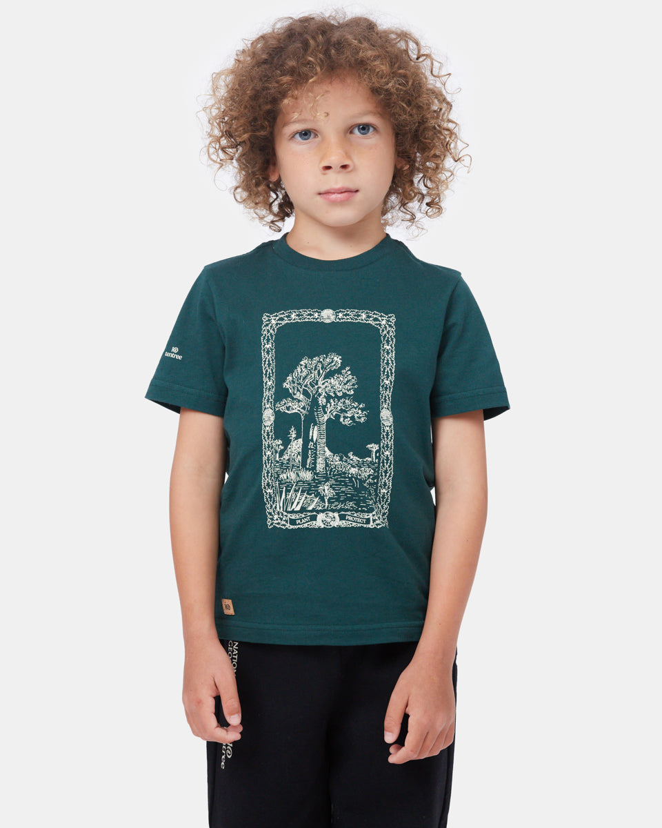 Green Kids Organic Cotton Graphic Tee