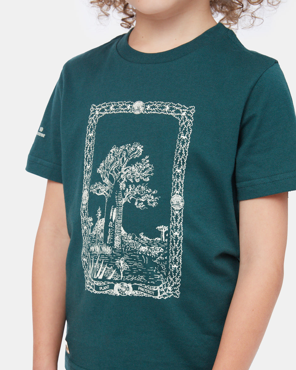 Green Kids Organic Cotton Graphic Tee