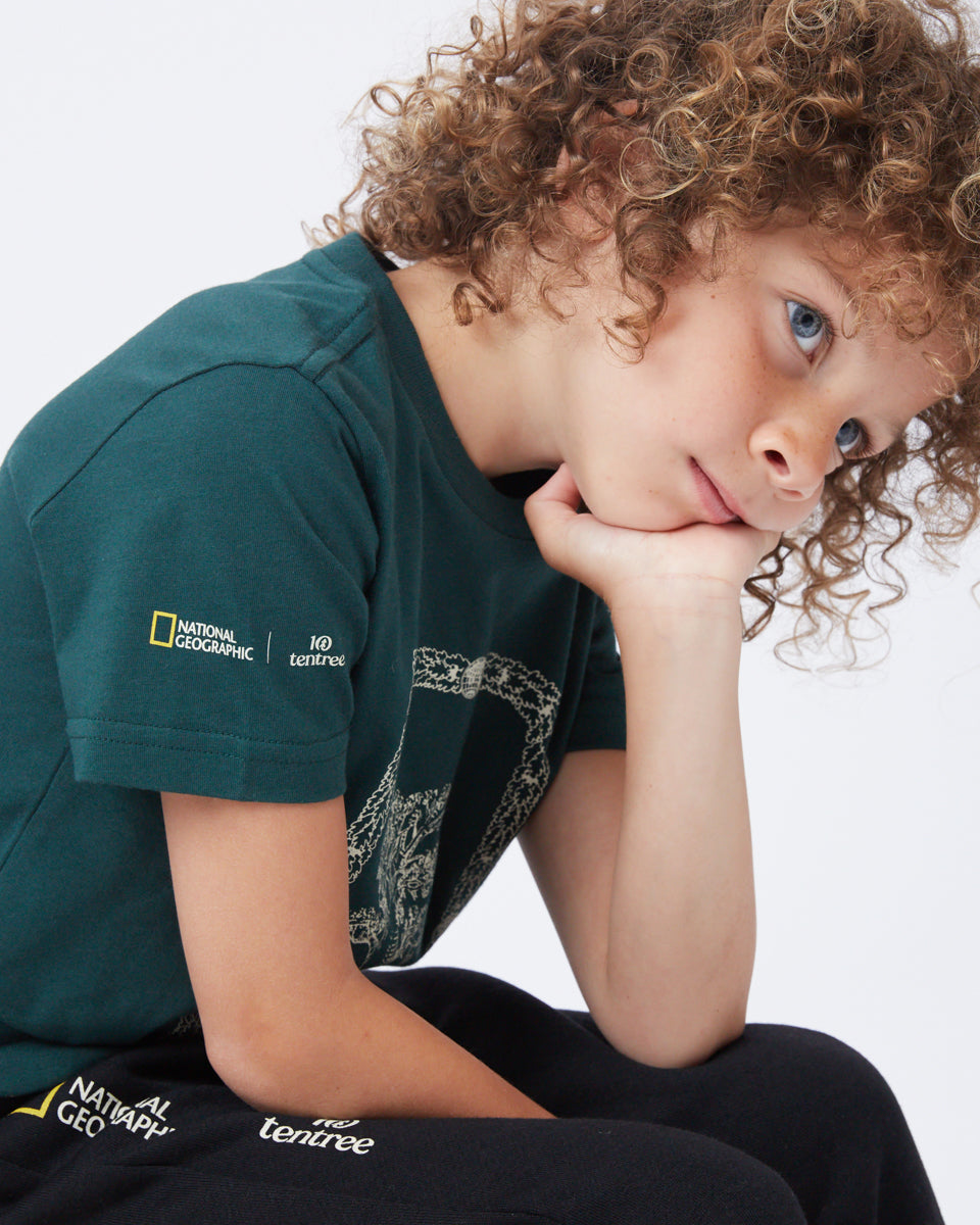Green Kids Organic Cotton Graphic Tee