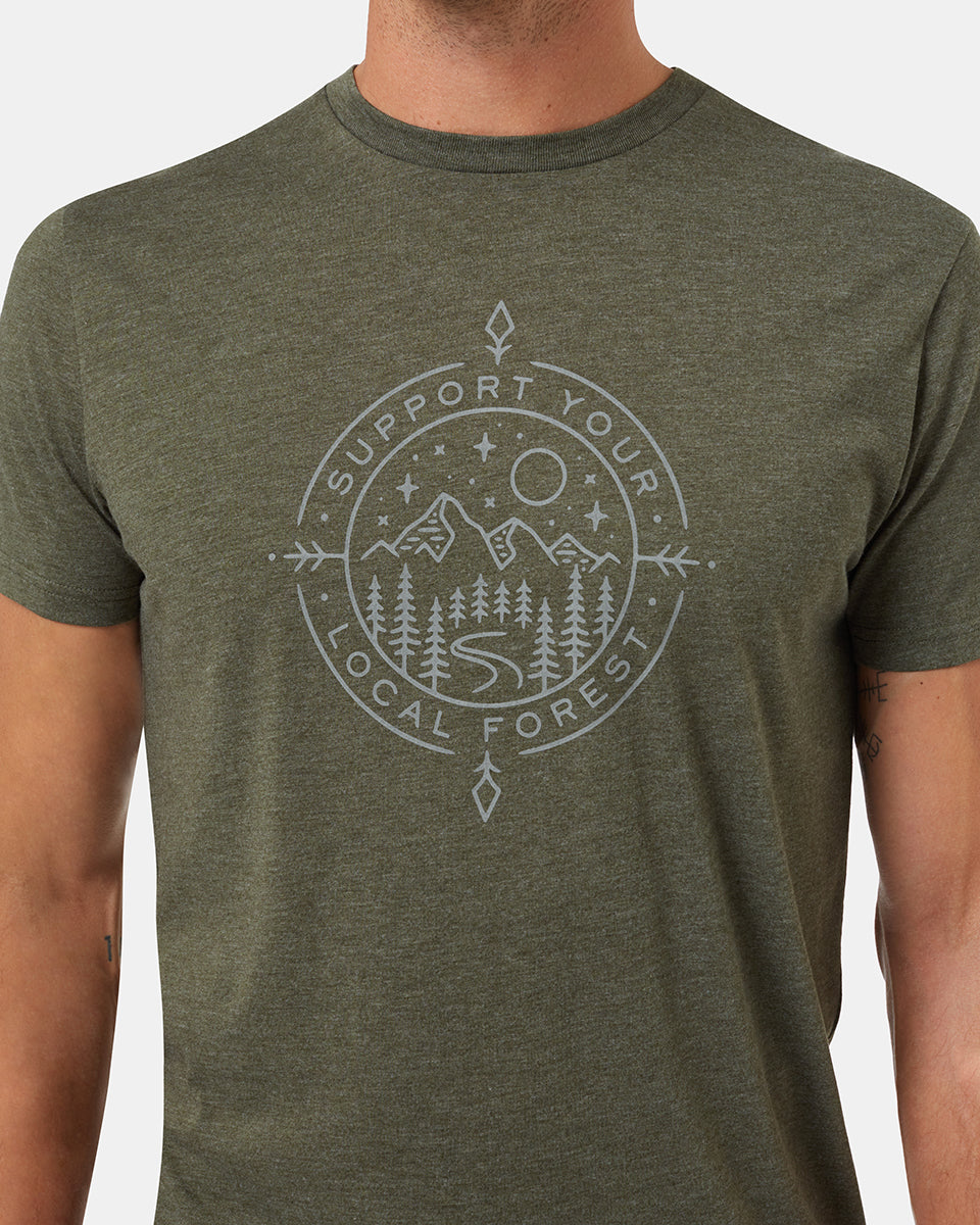 Green Men's Eco-Friendly Graphic Tee