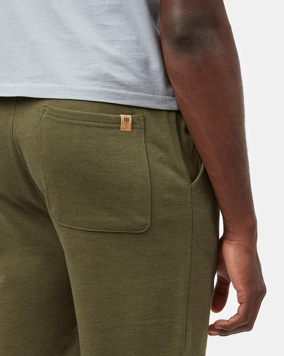 Green Men's Organic Cotton Shorts