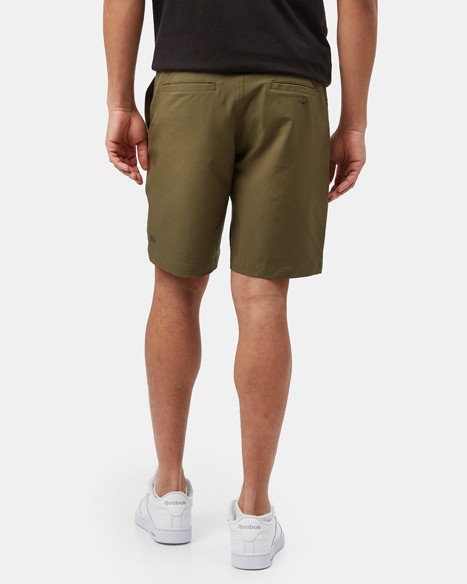 Green Men's Recycled Polyester Sport Shorts
