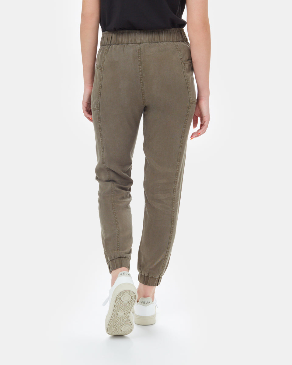 Green Women's Tencel Lightweight Trouser