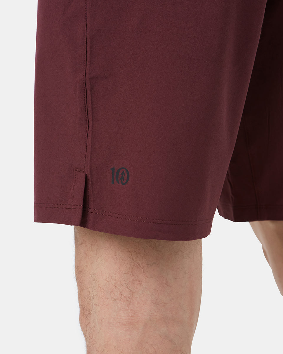 Purple Men's Repreve Polyester Sport Shorts