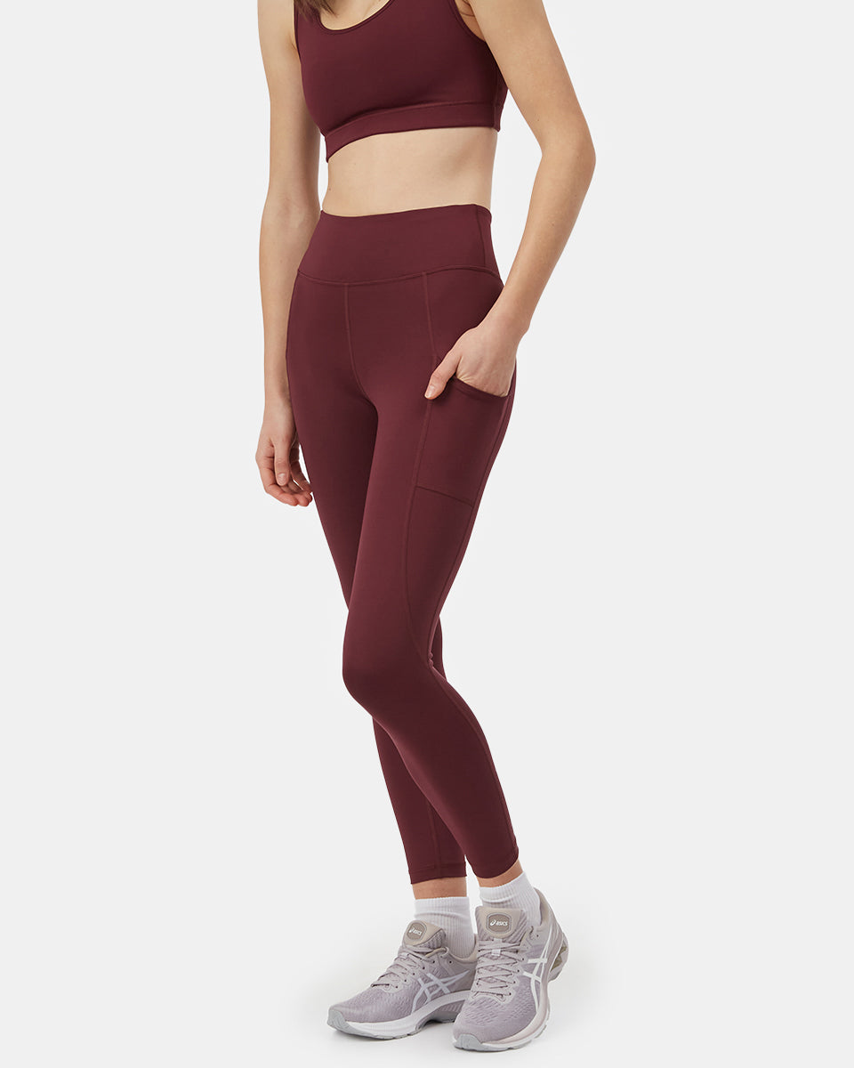 Purple Women's High-Rise Leggings