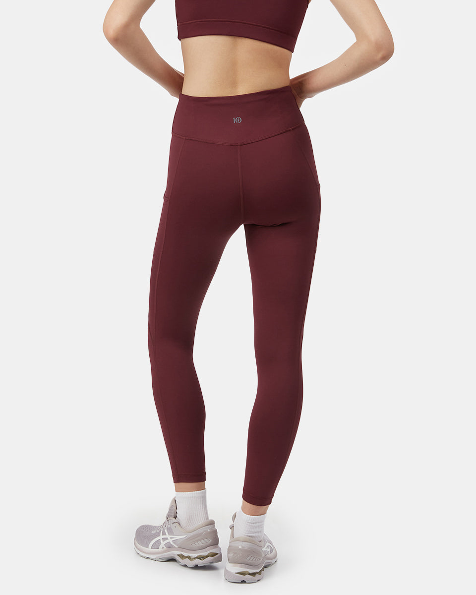Purple Women's High-Rise Leggings