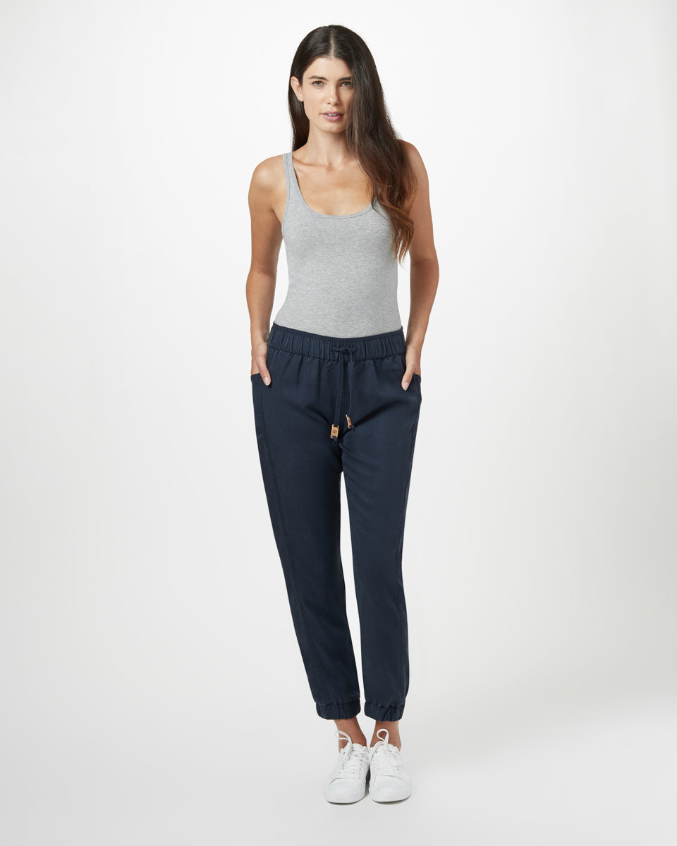 Blue Women's Tencel Lightweight Trouser