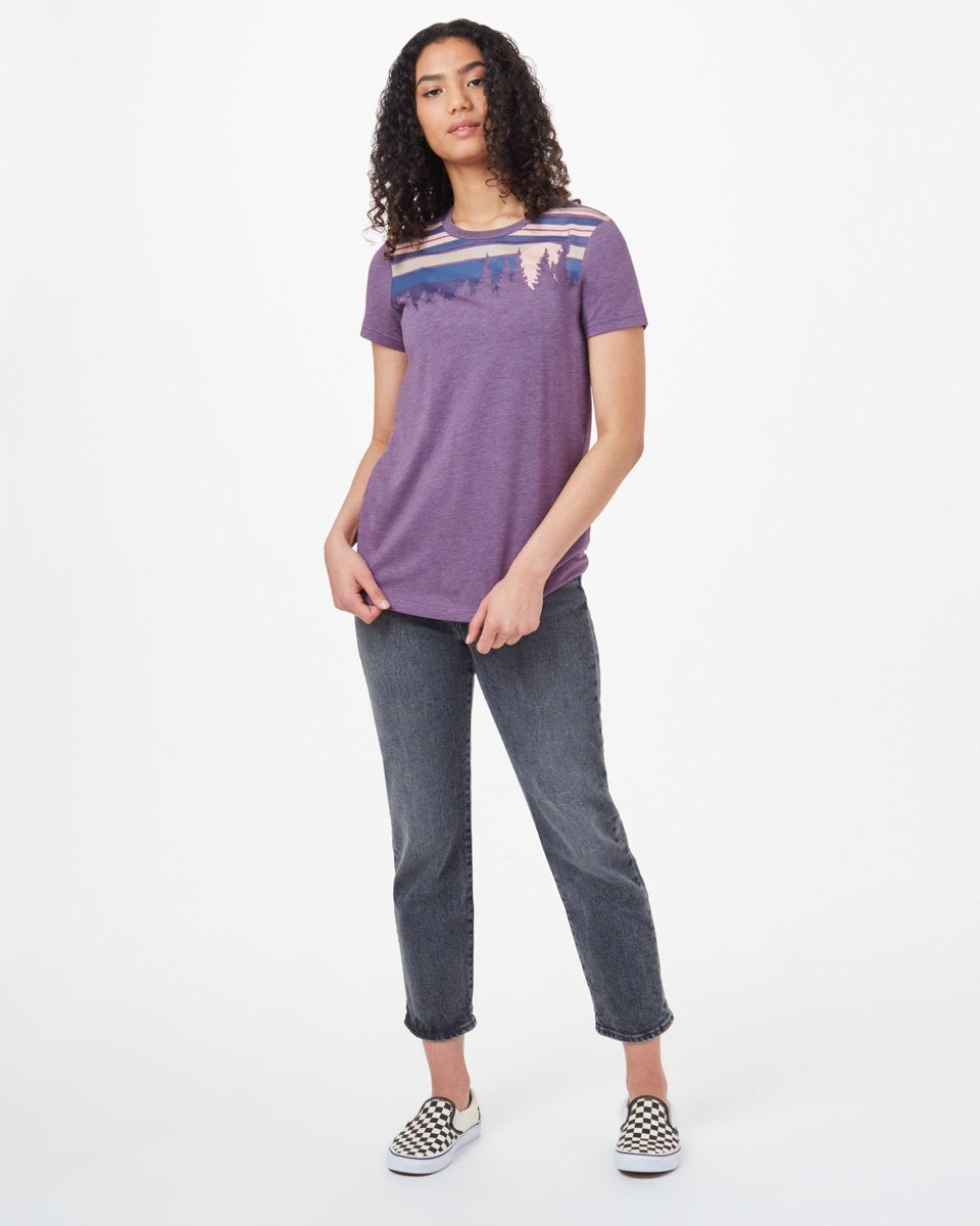 Purple Retro Graphic Tee