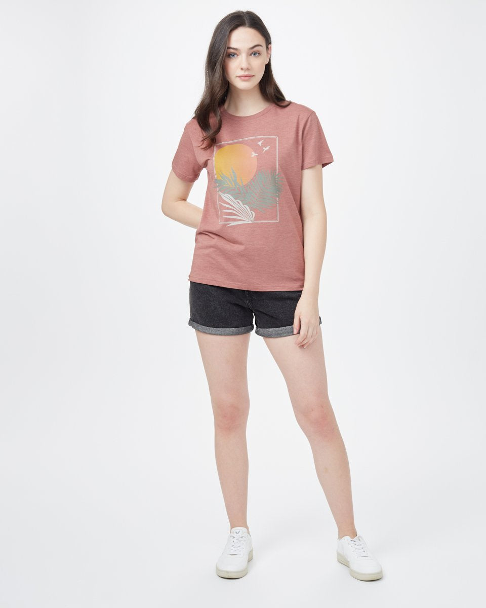 Pink Recycled Crew Neck T-Shirt