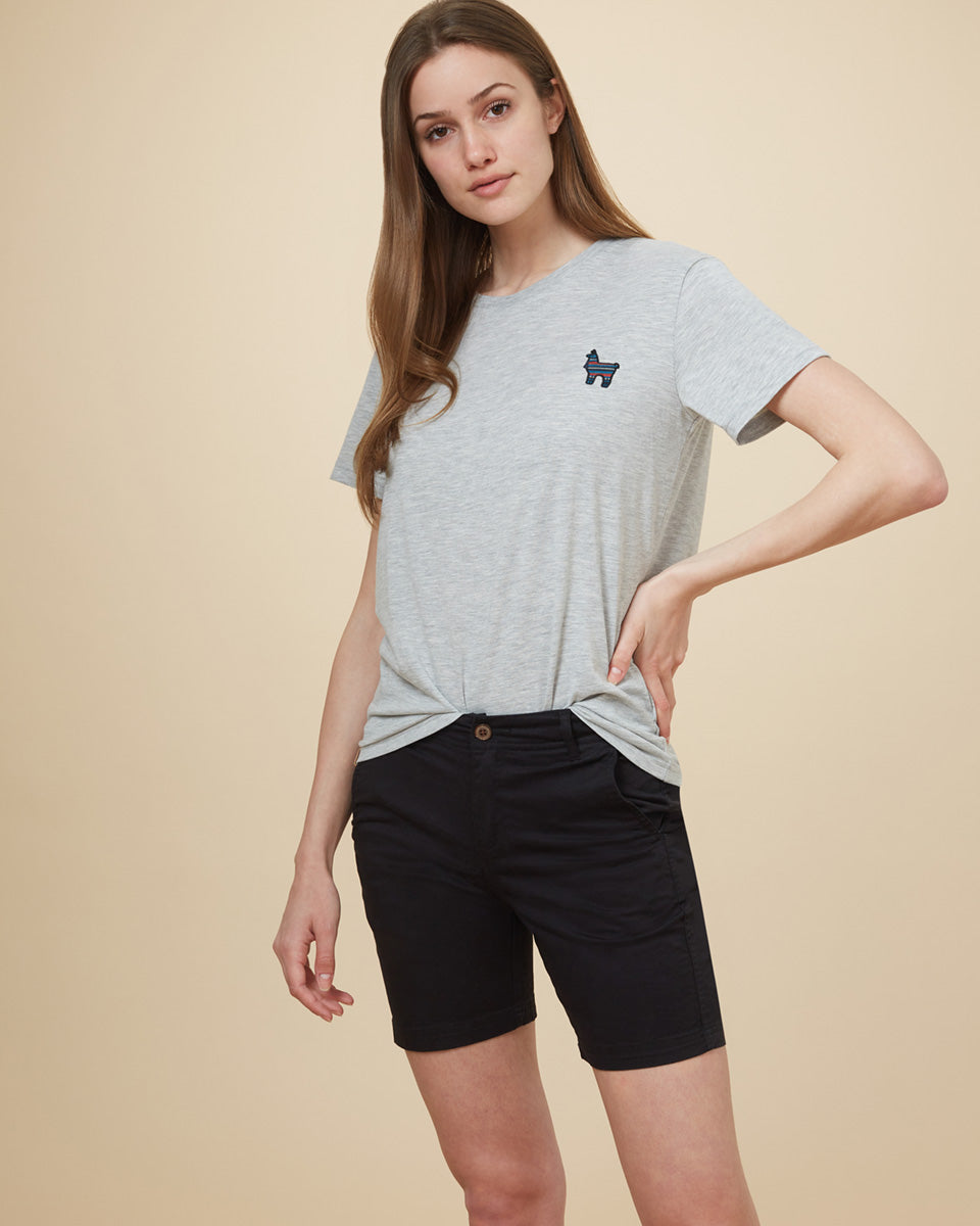 Gray Women's Eco-Friendly Graphic Tee