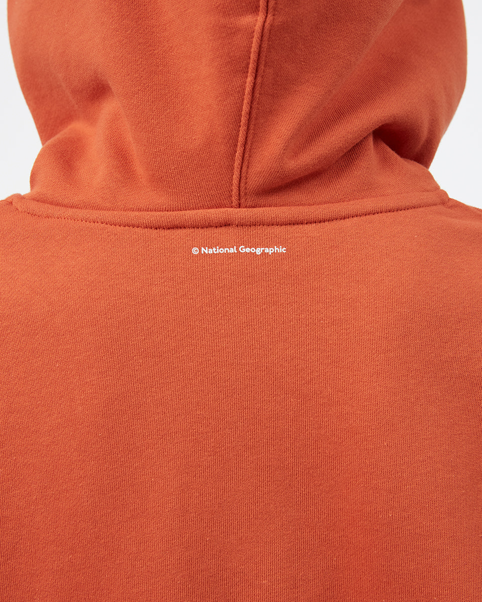 Orange Women's Fish Graphic Pullover