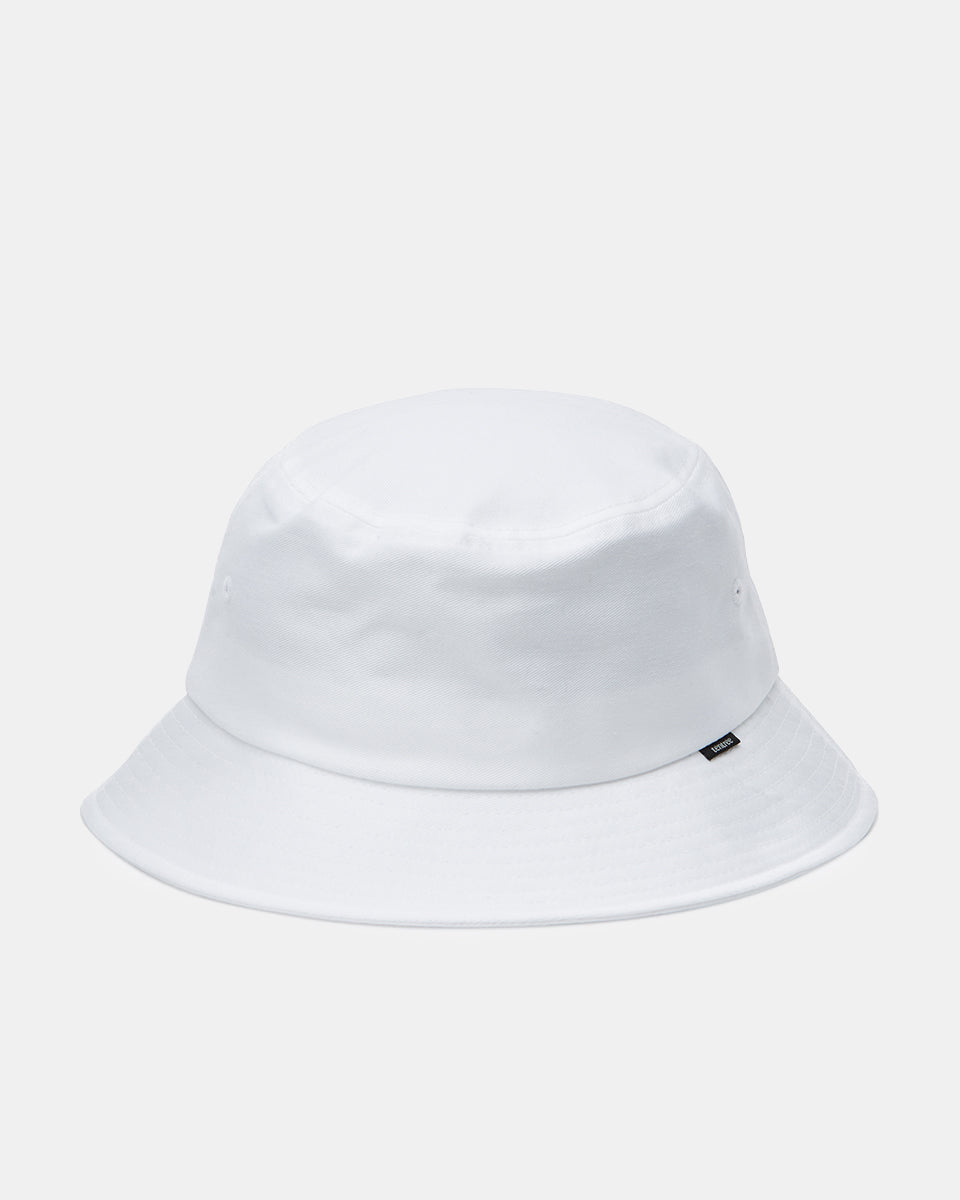 White Sustainable Bucket Hat
