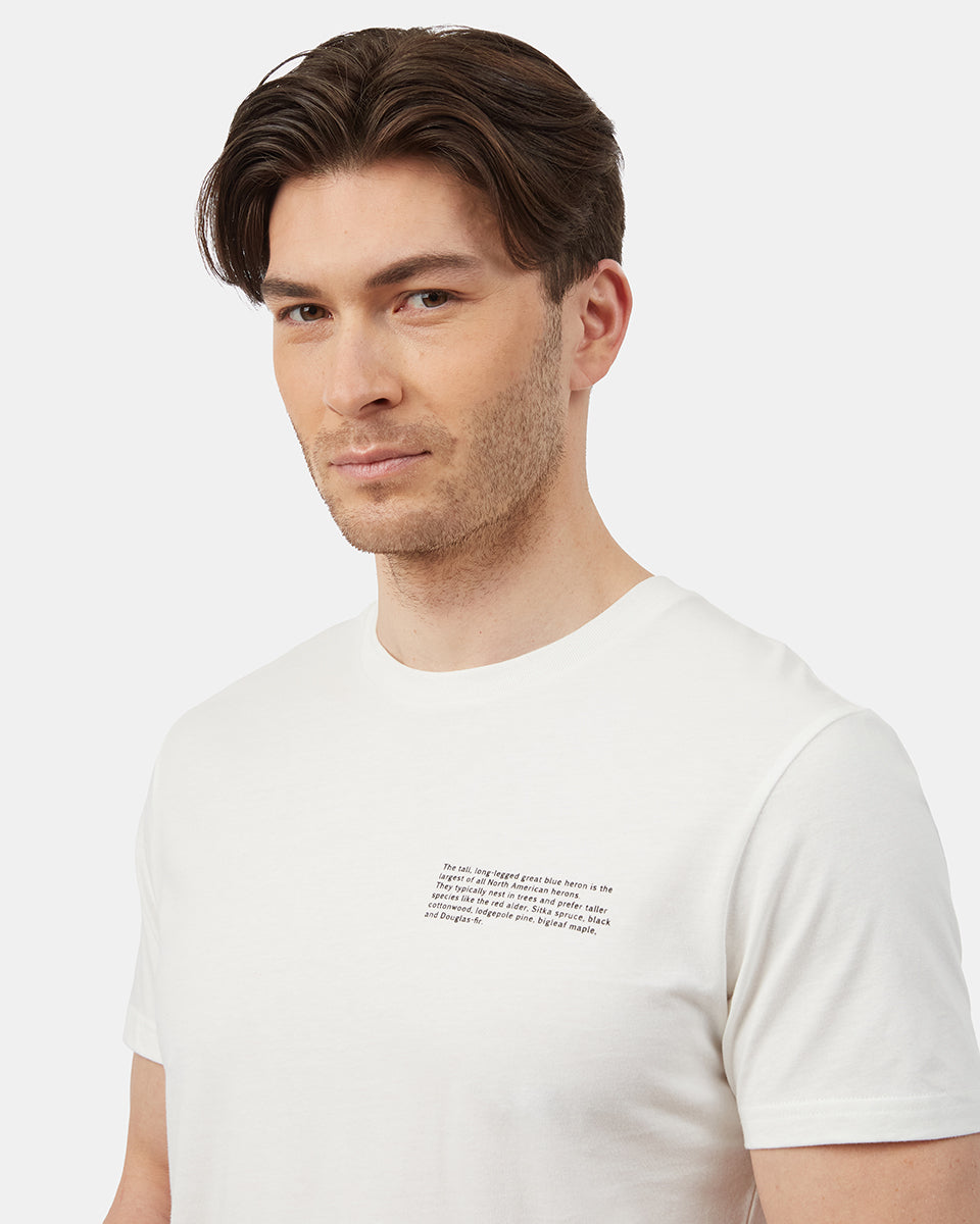 White Men's Graphic Short Sleeve Tee