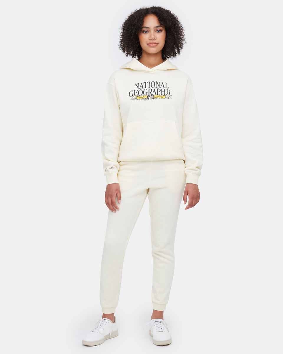 White Women's National Geographic Sweatpants