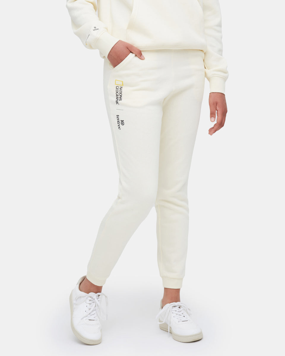 White Women's National Geographic Sweatpants