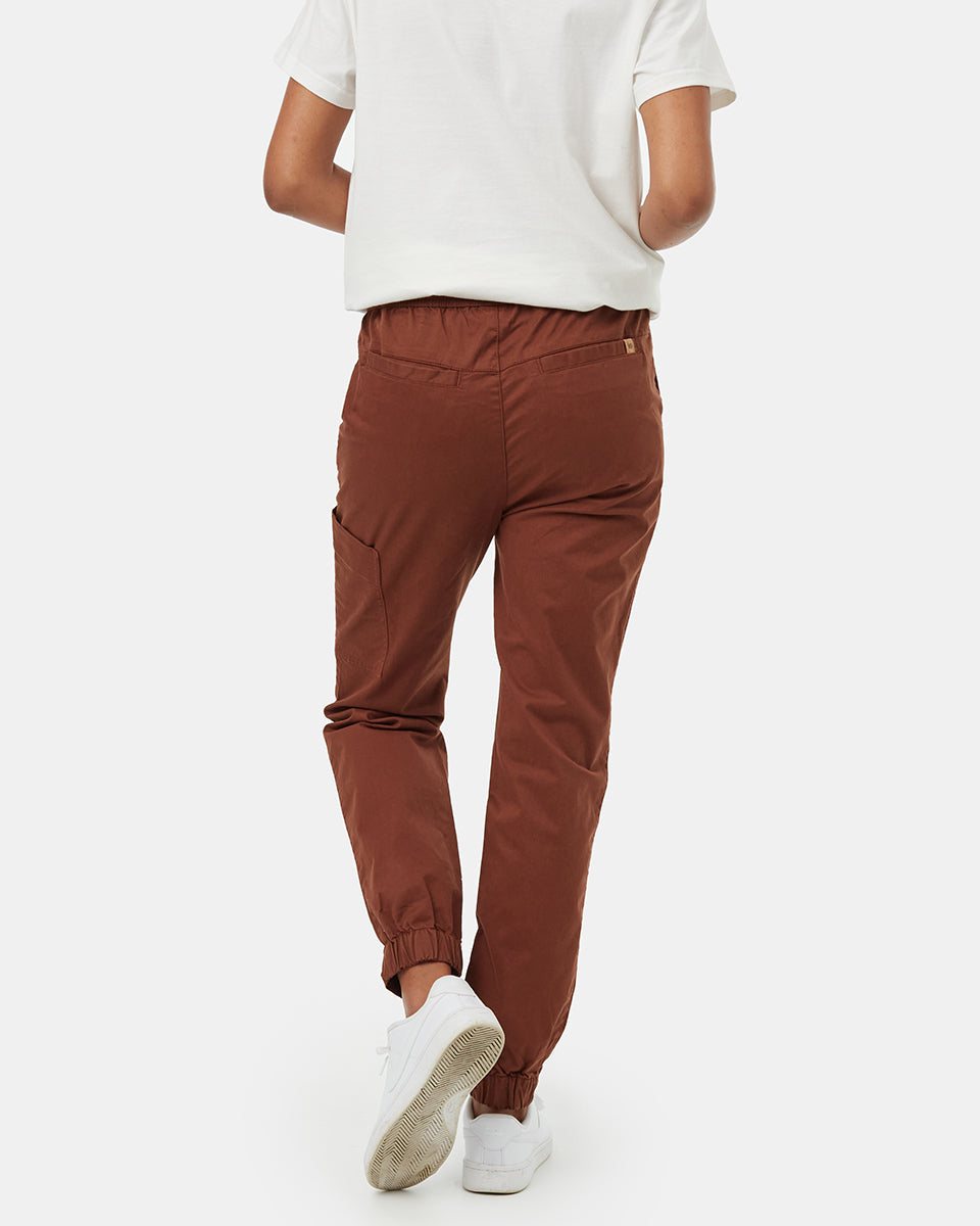 Women's Organic Cotton Joggers_brown