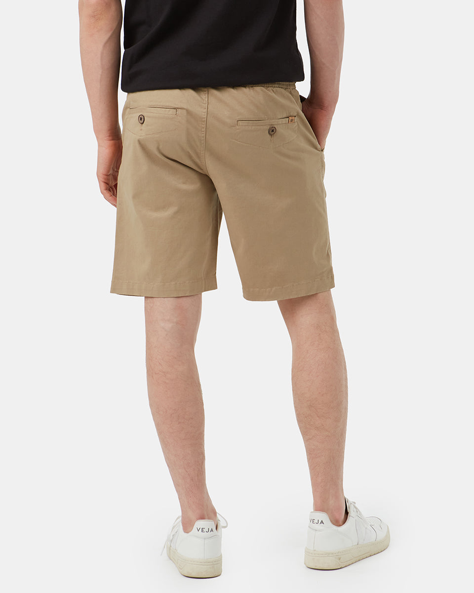 Beige Casual Shorts